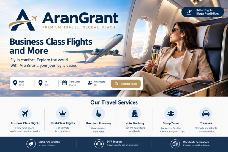 AranGrant: A Guide to Business Class Flights and Travel Services